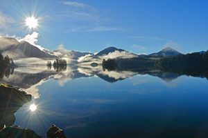 Image of a great example of shooting landscape photography. Photo of Head Bay on Vancouver Island Canada.