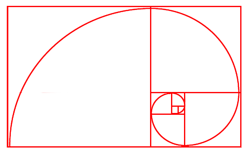 image of the Fibonacci Spiral overlay grid 