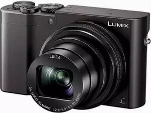 One of the cheapest professional video cameras is the Panasonic LUMIX ZS100